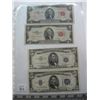 Image 1 : 2 AMERICAN $5 BILLS & 2 AMERICAN $2 BILLS