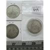 Image 2 : 3 UNITED STATES OF AMERICAN TRADE DOLLAR COINS