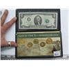 Image 1 : LEWIS & CLARK BICENTENNIAL COIN WITH $2 BILL SET