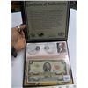 Image 1 : MANY FACES OF JEFFERSON COIN & $2 BILL SET