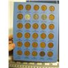 Image 2 : LINCOLN HEAD SENT COLLECTOR BOOK, 5, WITH COINS