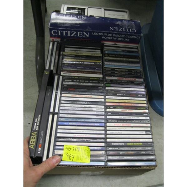 BOX OF ASST. CDs