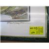 Image 2 : BRENT HEIGHTON OVER THE WATER GOLFING PRINT, SIGNED
