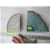 Image 1 : 2 CUT & POLISHED ROCKS