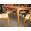 Image 2 : SOLID WOOD DINING TABLE WITH 6 CHAIRS