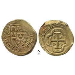 Mexico City, Mexico, cob 8 escudos, 1714, oMJ.