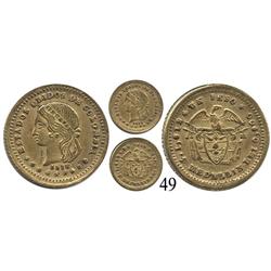 Medellín, Colombia, un peso, 1872/1.