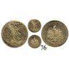 Image 1 : Mexico City, Mexico, 50 pesos, 1947 miniature reproduction in 8K gold.