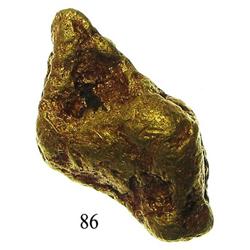 Natural gold nugget from the Arab/Indian trade (ca. 1200 AD).