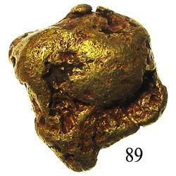 Natural gold nugget from the Arab/Indian trade (ca. 1200 AD).