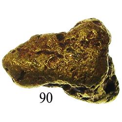 Natural gold nugget from the Arab/Indian trade (ca. 1200 AD).