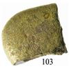 Image 1 : Rectangular corner-cut of a small gold disk, from the Espadarte (1558).