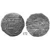 Image 1 : Potosí, Bolivia, cob 8 reales, Philip III, P-•/C-Q (unique), Grade 2.