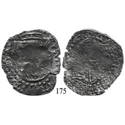 Potosí, Bolivia, cob 8 reales, 1619(T), Grade 3.