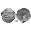 Image 1 : Potosí, Bolivia, cob 4 reales, (1)6(1)8PAL, rare assayer, Grade 1.