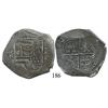 Image 1 : Cartagena, Colombia, cob 8 reales, 1622A, very rare, choice Grade 1, Plate Coin in the Atocha Resear