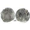 Image 1 : Potosí, Bolivia, cob 8 reales, Philip III, P-Q, Grade 2 (estimated).