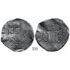 Image 1 : Potosí, Bolivia, cob 8 reales, 1652E transitional Type IV/A.