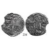 Image 1 : Potosí, Bolivia, cob 8 reales, 1652E transitional Type IV/A.