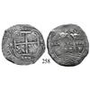 Image 1 : Potosí, Bolivia, cob 8 reales, 1653E.