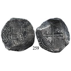 Mexico City, Mexico, cob 8 reales, 1652, oMP.