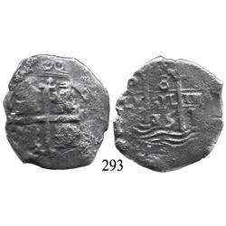 Potosí, Bolivia, cob 8 reales, 1675(E).