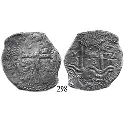 Potosí, Bolivia, cob 8 reales, 1678E.