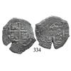 Image 1 : Potosí, Bolivia, cob 4 reales, 1674E.