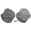 Image 1 : Potosí, Bolivia, cob 2 reales, 1663E.