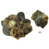 Image 1 : Big clump of 1 cob 8 reales, 3 British coins and a musketball.