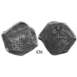 Mexico City, Mexico, cob 8 reales, Philip V, assayer not visible.