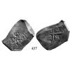 Image 1 : Mexico City, Mexico, cob 8 reales, Philip V, assayer not visible.