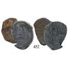 Image 1 : Lot of 2 uncleaned Mexico City, Mexico, cob 4 reales, Philip V, assayers not visible.