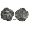 Image 1 : Potosí, Bolivia, cob 8 reales, 1697F/CH, very rare.
