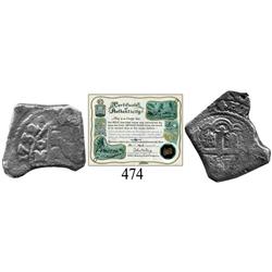 Mexico City, Mexico, cob 4 reales, 1732, oM(F).