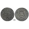 Image 1 : Mexico City, Mexico, pillar 8 reales, Philip V, 1733F, rare.