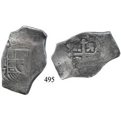 Mexico City, Mexico, cob 8 reales, Philip V, oMJ (1705-24).