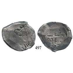 Mexico City, Mexico, cob 8 reales, (1)728(D), very rare date.