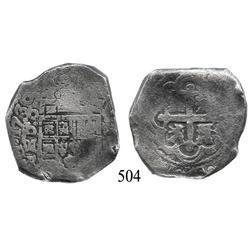 Mexico City, Mexico, cob 8 reales, 1730, oMR.