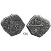 Image 1 : Mexico City, Mexico, klippe 8 reales, 1733MF.