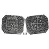 Image 1 : Mexico City, Mexico, klippe 8 reales, 1733MF.