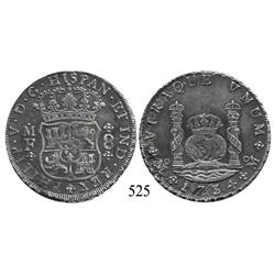 Mexico City, Mexico, pillar 8 reales, Philip V, 1734MF.