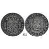 Image 1 : Mexico City, Mexico, pillar 8 reales, Philip V, 1736MF.