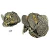 Image 1 : Small, dense clump of 13 small, silver Spanish colonial cobs.