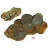 Image 1 : Clump of 14 English East India Co. copper X cash, 1808.