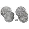 Image 1 : Lot of 2 Spanish colonial bust 2 reales:  Charles III, 1782, and Charles IV, 1801.