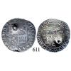 Image 1 : Mexico City, Mexico, 4 reales, Charles-Joanna, "Early Series," assayer G, with large, square hole fr