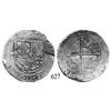 Image 1 : Mexico City, Mexico, cob 8 reales, Philip II, oMO to left.