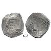 Image 1 : Mexico City, Mexico, cob 8 reales, 1666, oMG/P, very rare.