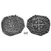 Image 1 : Mexico City, Mexico, klippe 8 reales, 1733MF.